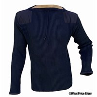 JB Style Royal Navy Blue Wool Pullover Sweater